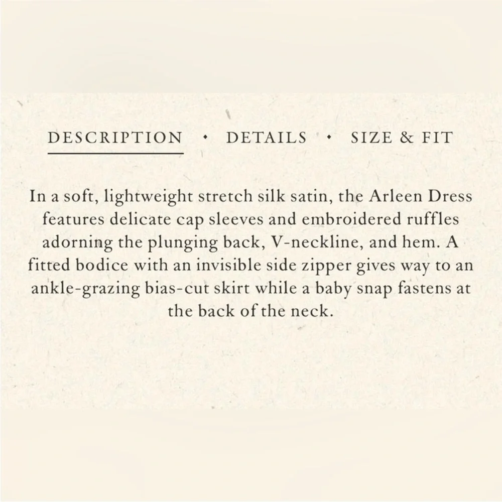 Doen silk dress - Picture 9 of 10